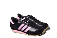 adidas femmes chaussures baskets basses pink black